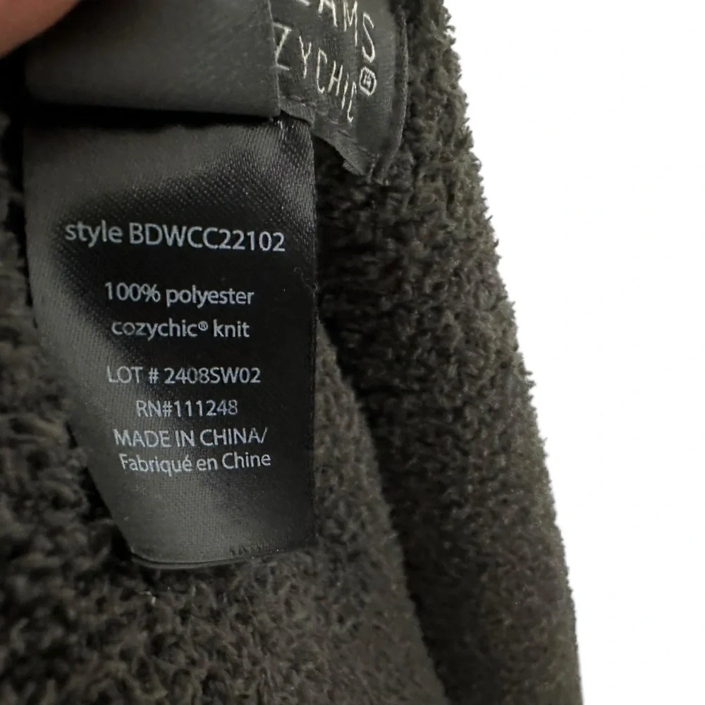 Barefoot Dreams Cozychic Womens Blanket Wrap One Size Carbon Gray - Picture 12 of 13